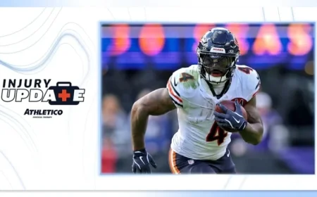 Bears Face Bengals Without Injured RB D’Andre Swift