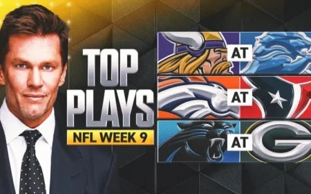 NFL Week 9: Live Scores and Updates for Vikings, Lions, and More Games