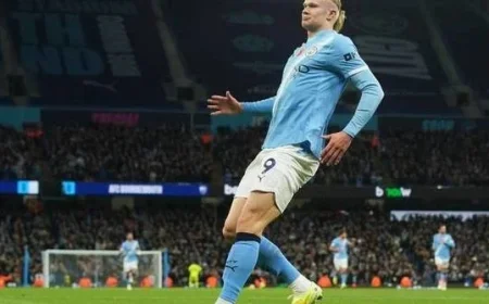 Haaland Stuns Fans with Robot Celebration After Scoring Again for Manchester City