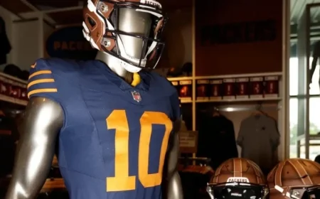 Packers Wear Throwback Uniforms Against Panthers in Week 9 Showdown