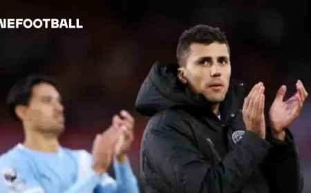 Guardiola Celebrates as Rodri Makes His Triumphant Return