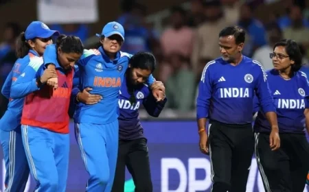 Pratika Rawal Suffers Ankle Injury During Rain-Affected Match Against Bangladesh