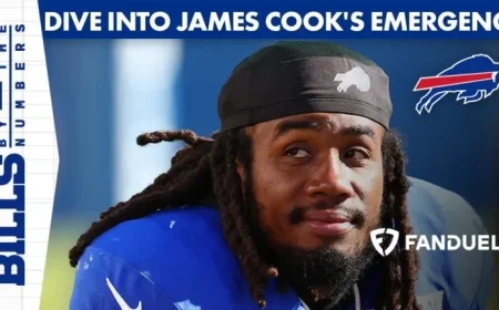 James Cook Poised for Historic Season: Bills by the Numbers