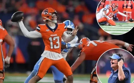 Syracuse Fails with Lacrosse Recruit at QB in UNC Defeat Against Belichick