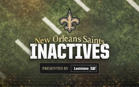 Saints vs. Rams: 2025 NFL Week 9 Inactive Players List