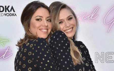 Elizabeth Olsen Method-Dressed with Aubrey Plaza Before Zendaya Popularized It