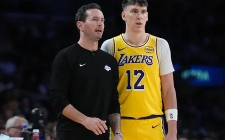 Lakers Update: JJ Redick Urges LaRavia to Learn from Timberwolves Game