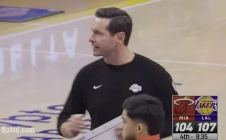 JJ Redick Calls Timeout as Lakers Concede Fourth Quarter Basket