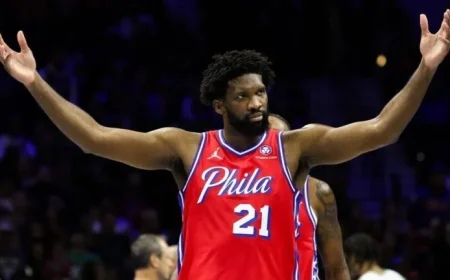 76ers’ Embiid Fined $50K for Inappropriate Gesture