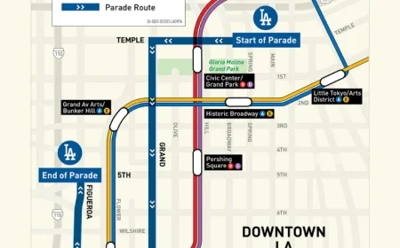 Celebrate Dodgers’ Back-to-Back World Series Wins: Take Metro to Parade!