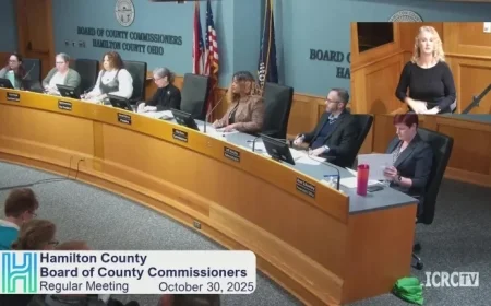 Local school officials and county residents rally against proposed expansion of homestead owner-occupied credit urging commissioners to vote no