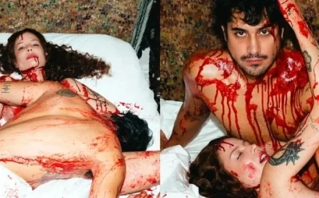 Avan Jogia and Halsey Bare It All in Halloween Photos