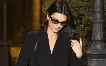 Kendall Jenner Shines in Designer Flats from L.A. to Paris Meetings