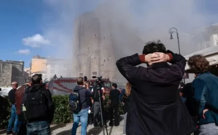 Medieval Tower in Rome Partially Collapses Leaving One Worker Injured and Another Trapped