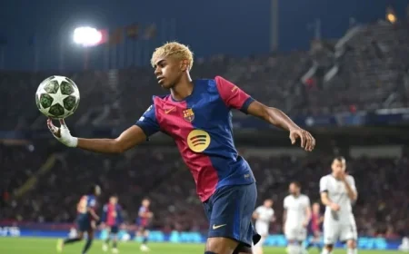 Barcelona’s Rising Star Yamal Becomes Youngest Ever in FIFPRO World 11