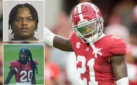 Son of Former NFL Star, Alabama Defensive Back, Arrested During Bye Week