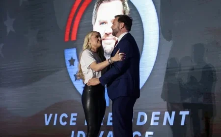 JD Vance and Erika Kirk’s Hug Sparks Controversy at TPUSA Event: Top Photos You Need to See