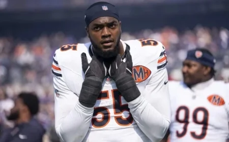 Bears’ Dayo Odeyingbo sidelined by Achilles tear