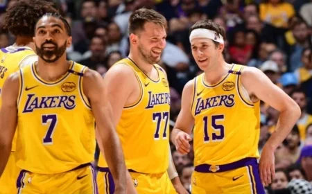 Lakers Bench Doncic and Reaves Against Trail Blazers