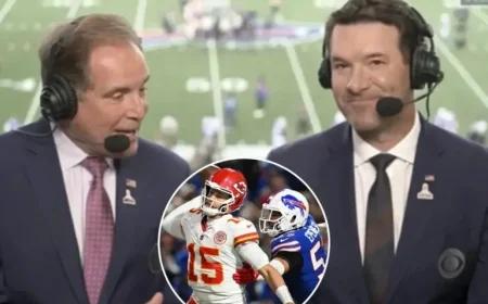 Tony Romo’s Unusual Noise Captures Attention During Chiefs-Bills Game