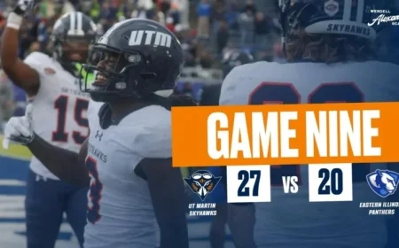 Skyhawks Triumph in 27-20 Overtime Win at EIU