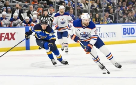 Oilers vs. Blues: Gameday Lineup Announced