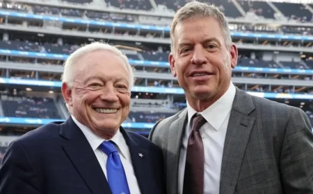 Troy Aikman Voices Cowboys Fans’ Thoughts on Jerry Jones’ Trade Tease