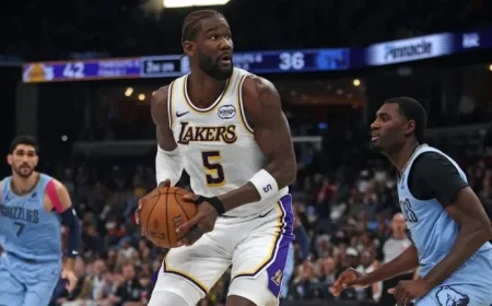Lakers Coach JJ Redick Explains Deandre Ayton’s Second-Half Absence vs Grizzlies
