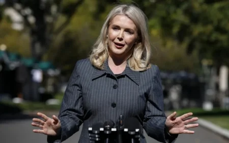 Karoline Leavitt Responds to Age Gap Criticism with Airbrushed Husband Photo