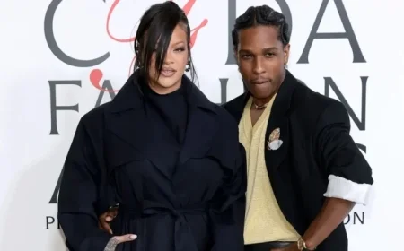 A$AP Rocky Receives Style Icon Award with Rihanna at 2025 CFDA Awards
