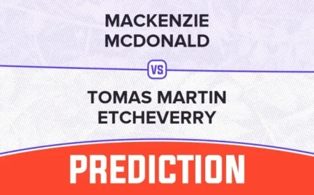 Mackenzie McDonald vs Tomas Martin Etcheverry: 2025 ATP Athens Prediction