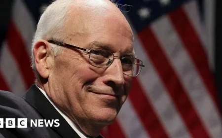 Dick Cheney Former Republican Vice-President and Key Architect of US War on Terror Passes Away