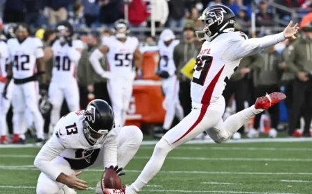 Falcons Release Kicker After Missed Extra Point Against Patriots