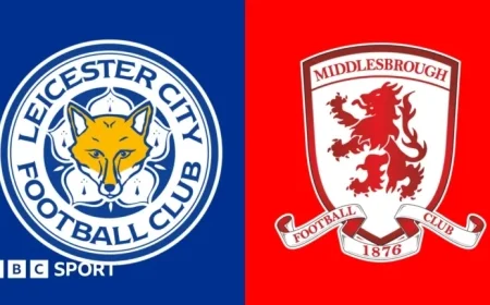 Leicester vs. Middlesbrough: Key Match Statistics Revealed