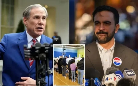 Texas Gov. Abbott Threatens High Tariffs on New Yorkers if Mamdani Wins
