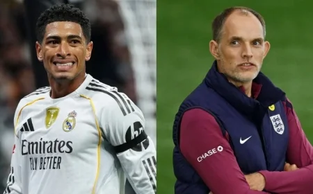 Jude Bellingham’s England Hopes in Question as Thomas Tuchel Misses Real Madrid vs Liverpool Clash Ahead of Squad Reveal