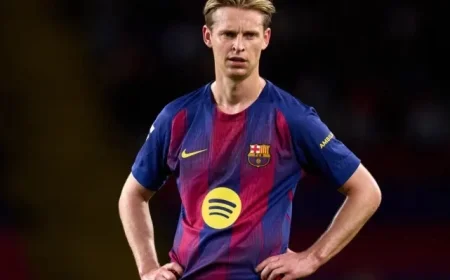 Barcelona stars Frenkie de Jong and Marc Casado face potential Champions League suspension threat