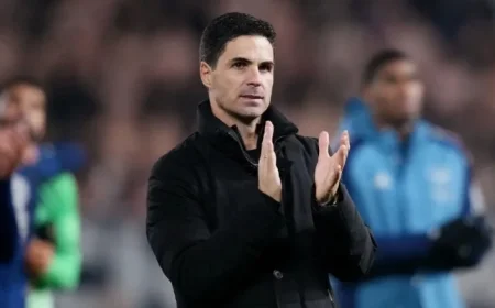 Arteta Celebrates Hard-Fought Victory Against Slavia Prague in Tough Matchup