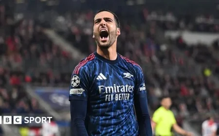 Mikel Merino Shines as Arsenal’s Makeshift Frontman in Gyokeres’ Absence