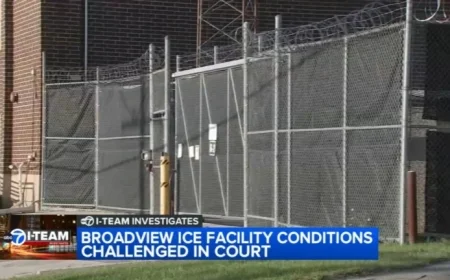 Witnesses Detail Unsanitary Conditions at Chicago ICE Facility in Broadview