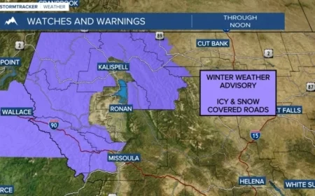Morning Rain and Snow Expected in Weather Forecast