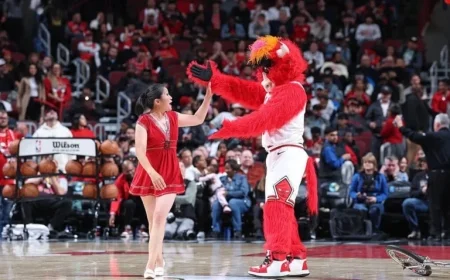 Halftime Star Red Panda Makes Triumphant Return to Basketball Court