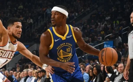 Warriors’ Star Butler Exits Suns Game Due to Back Soreness