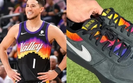 Devin Booker’s Nike Book 1 The Valley PE Perfectly Complements Suns’ Beloved Uniforms