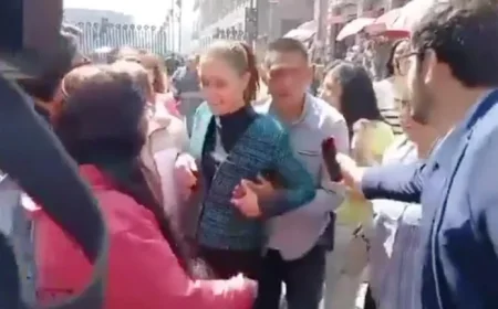 Claudia Sheinbaum Harassment Highlights Presidential Security Gaps and Gender Violence