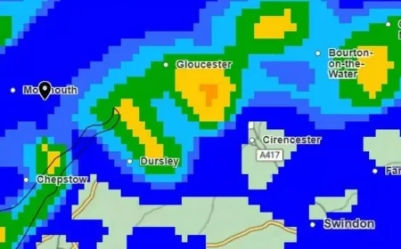 Gloucestershire Braces for Severe Weather: Met Office Releases Hourly Forecast