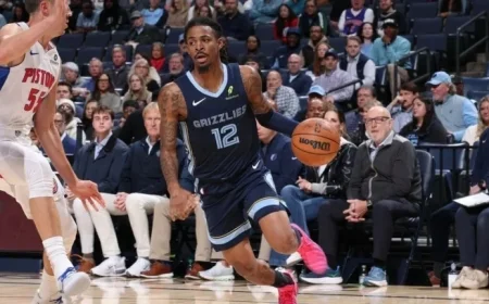 Ja Morant Silent on Emotions After Grizzlies Ban Return