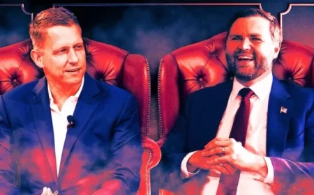 GOP Group, Including Vance and Thiel, Plans for Long-Term MAGA Leadership