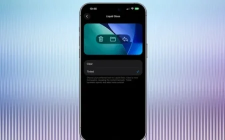 iOS 26.1 Released: Customize Liquid Glass Feature Now