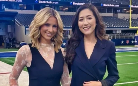 Mina Kimes and Laura Rutledge Captivate Fans at AT&T Stadium for MNF